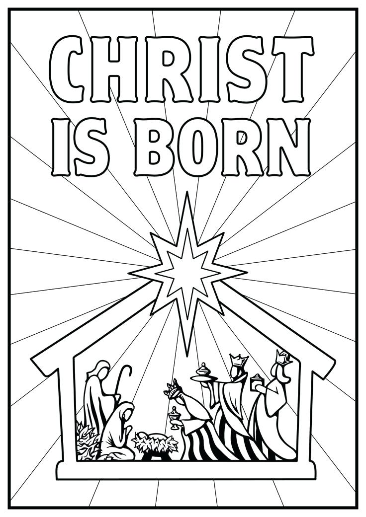 736x1041 Manger Coloring Page Manger Coloring Pages Free Nativity Coloring