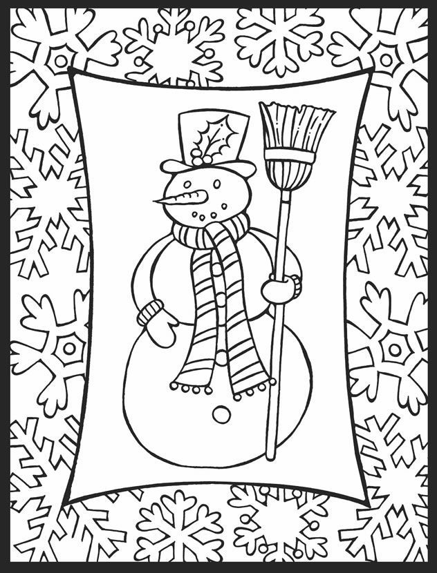 632x830 Stained Glass Christmas Coloring Pages