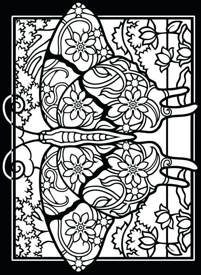 650x890 Stained Glass Coloring Art Coloring Pages Packed With Stained