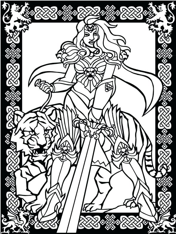 589x783 Stained Glass Coloring Pages Easter