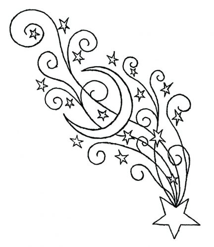432x500 Coloring Pages Star Coloring Pages With Cartoon Face Page