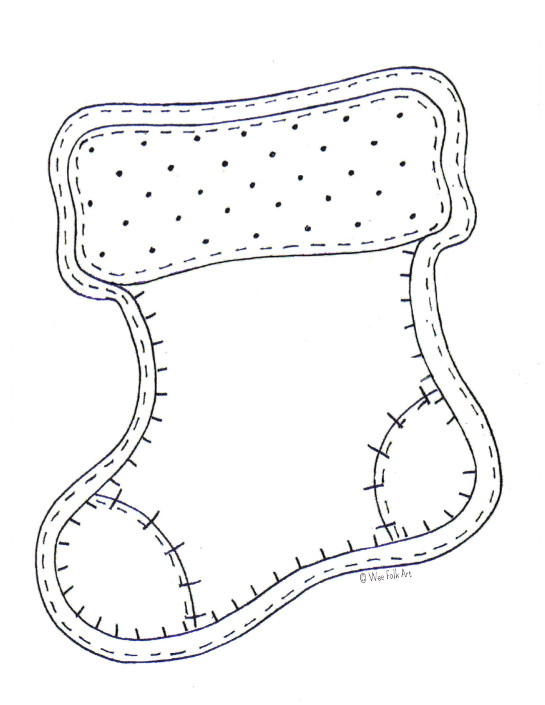 545x705 Gingerbread Stocking Coloring Page