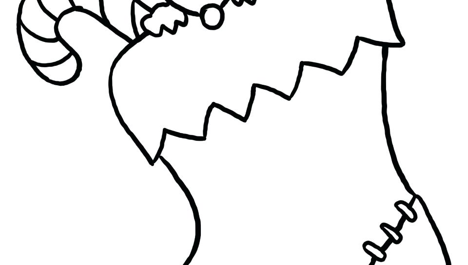 960x544 Stocking Coloring Pages Stocking Coloring Pages Pattern Color