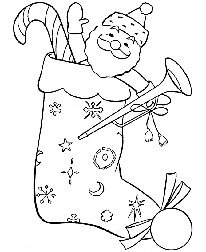 670x820 Christmas Coloring Page For Kids