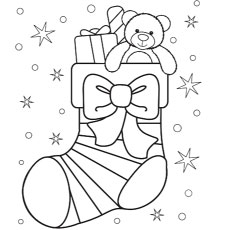 230x230 Top Free Printable Christmas Stocking Coloring Pages Online