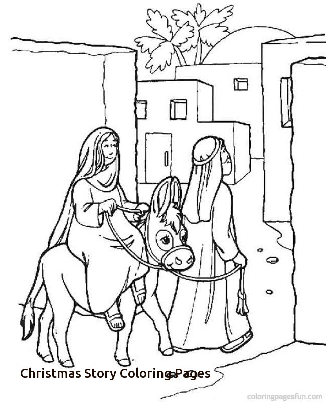 650x800 Christmas Story Pictures To Colour Coloring Page