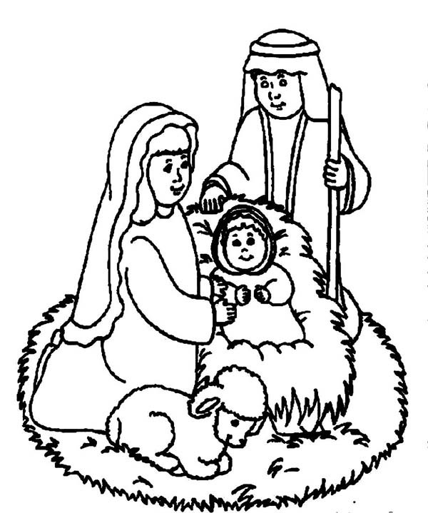 Christmas Story Coloring Pages at GetDrawings | Free download