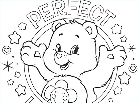450x334 Teddy Bear Merry Christmas Coloring Pages