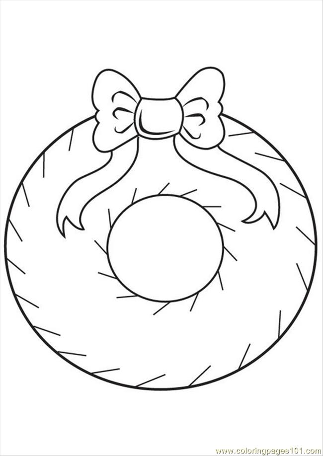 650x918 Christmas Decoration Coloring Page