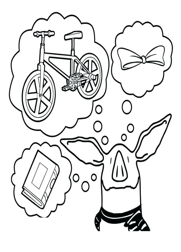 600x834 Olivia The Pig Coloring Pages The Pig Coloring Pages The Pig Think