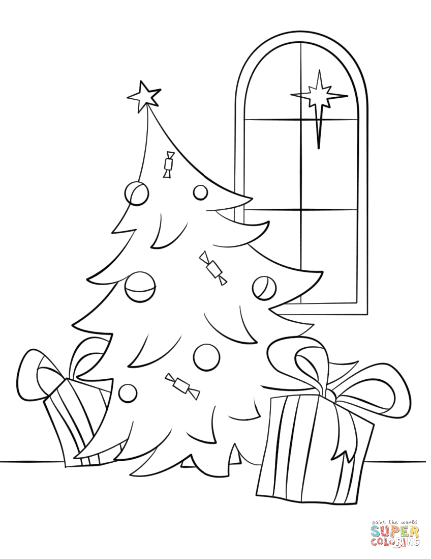 848x1098 Coloring Pages Town Scene Christmas Scene Coloring Page Free