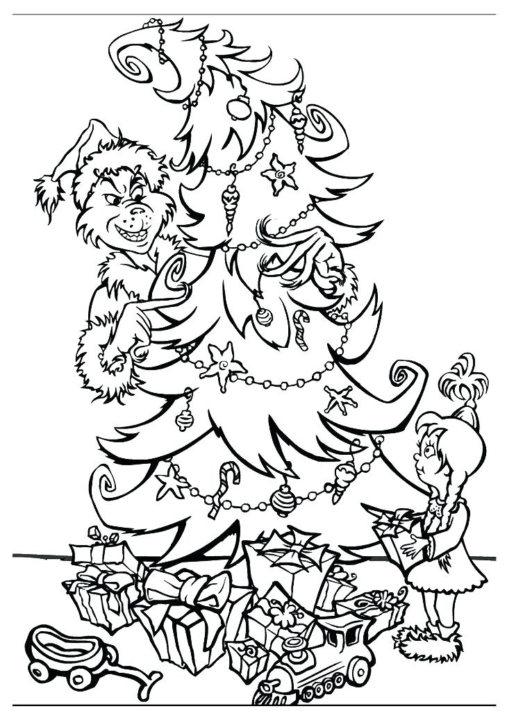 730x1024 Grinch Christmas Coloring Pages