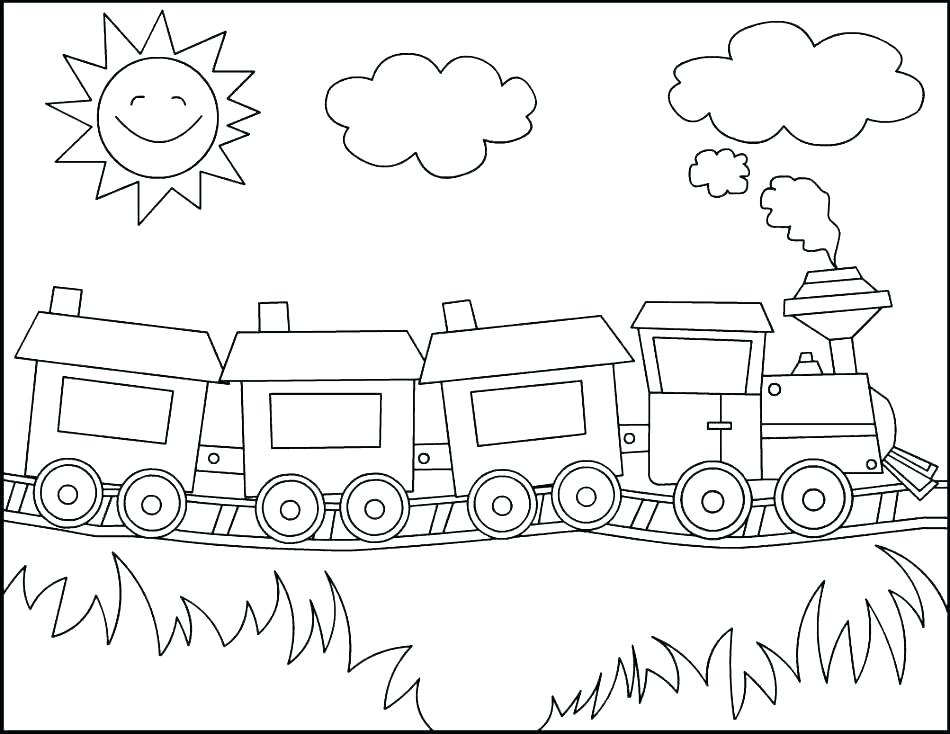 950x734 Free Train Coloring Pages Free The Train Coloring Pages Train