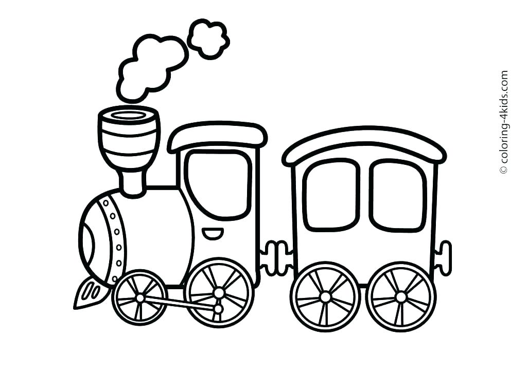 1024x730 Free Printable Christmas Train Coloring Pages The Pa