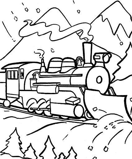 425x510 Best Train Coloring Sheets Images On Train Coloring