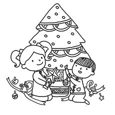 230x230 Top Free Printable Christmas Tree Coloring Pages Online