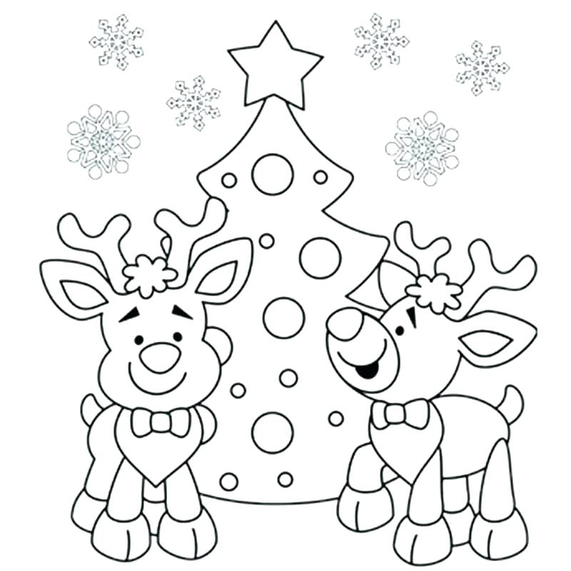 800x800 Free Coloring Pages Christmas Tree Coloring Pages Printable Merry