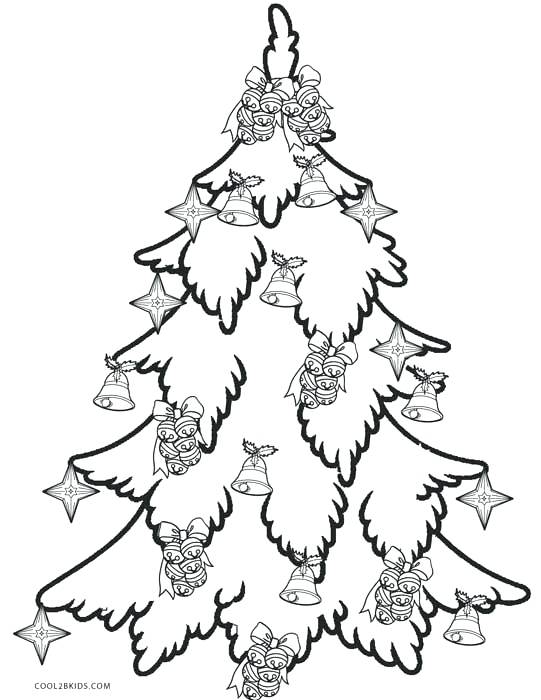 541x700 Printable Christmas Tree Coloring Pages Or Free Printable Tree