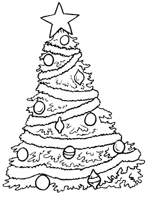 600x800 Christmas Tree Coloring Tree Printable Coloring Page Free Tree