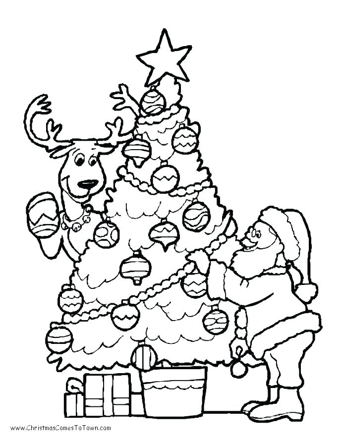 690x900 Christmas Coloring Page
