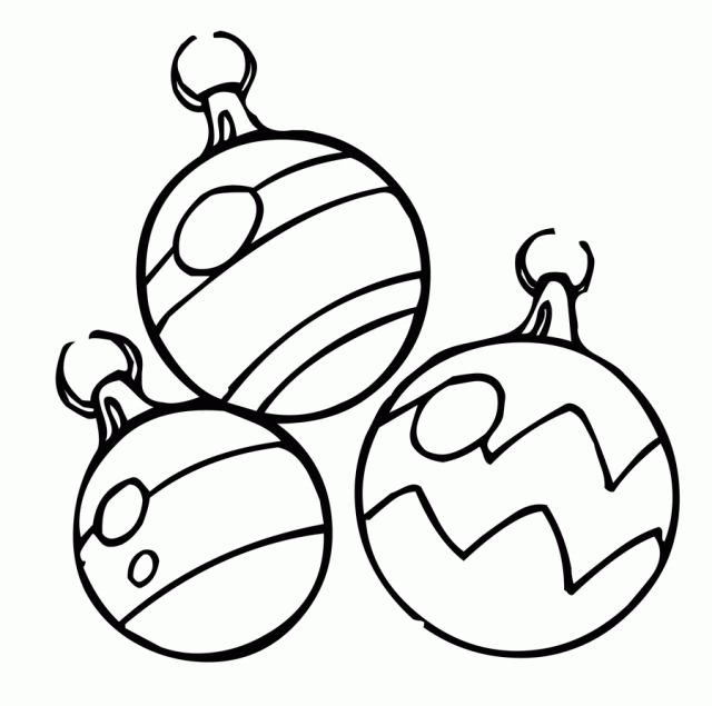 640x635 Free Christmas Ornament Coloring Pages Free Christmas Ornaments
