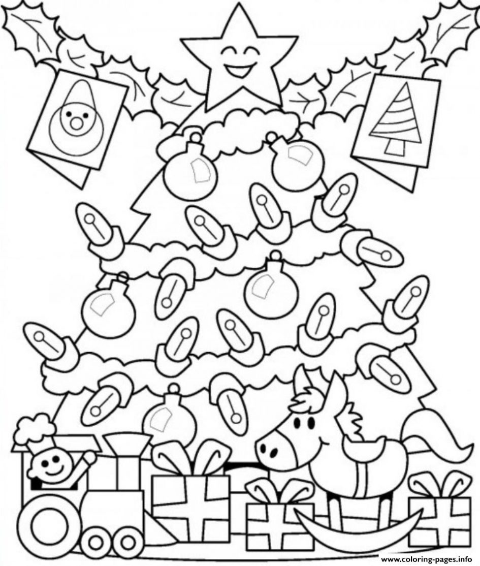 945x1114 Christmas Tree Lights Coloring Pages Menmadeho Me