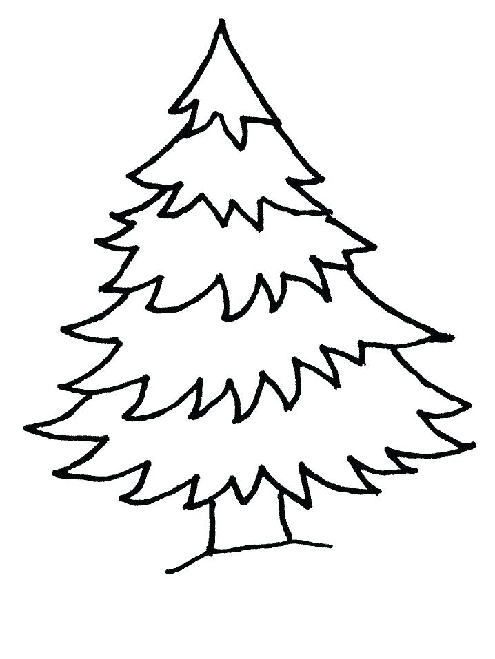 718x957 Coloring Pages Of Christmas Trees Tree Drawing Kids Drawing Trees