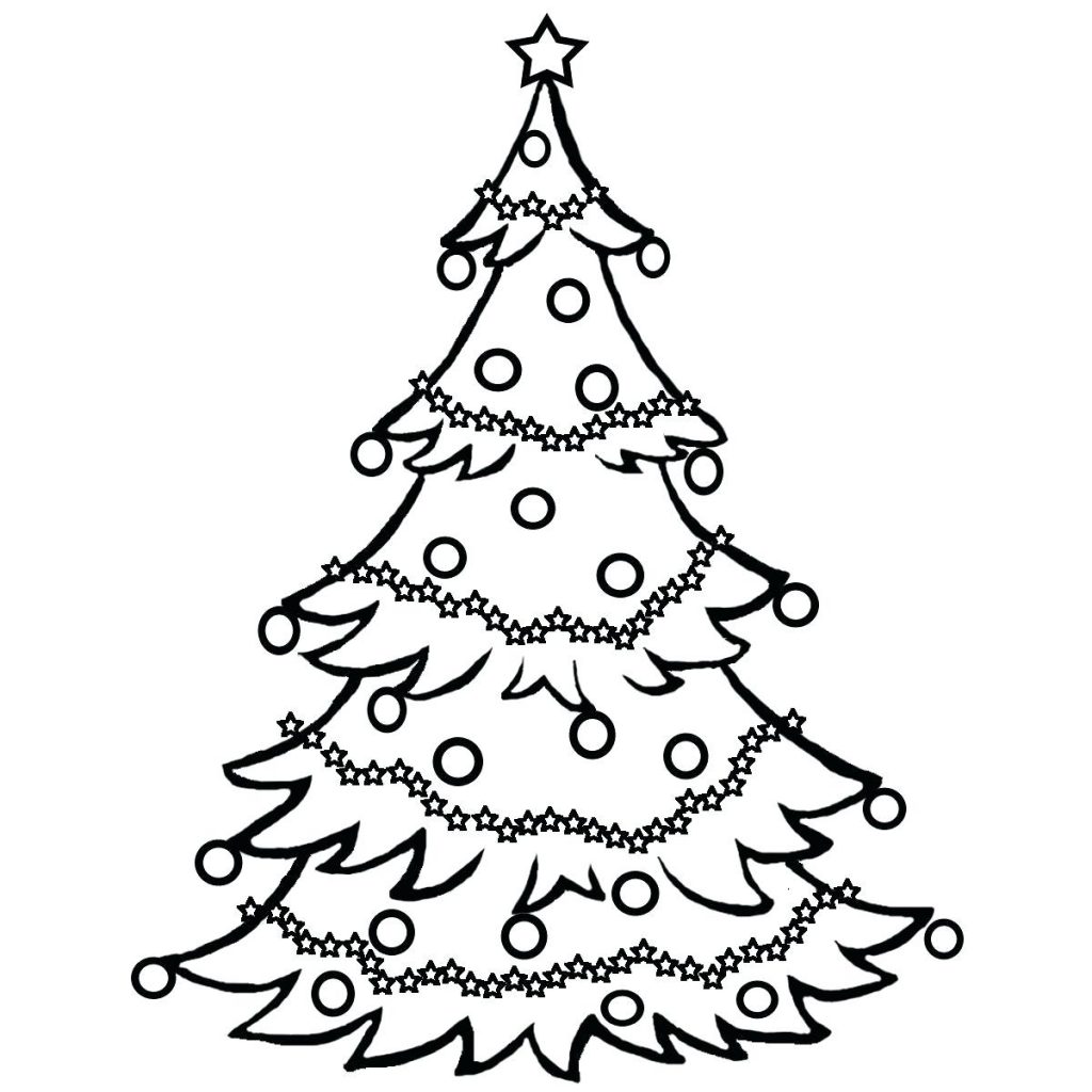 1024x1024 Coloring Page Christmas Lights Coloring Pages Page Fun Tree