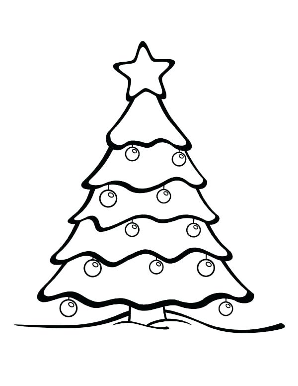 600x776 Christmas Tree Ornaments Coloring Pages Coloring Pages To Print