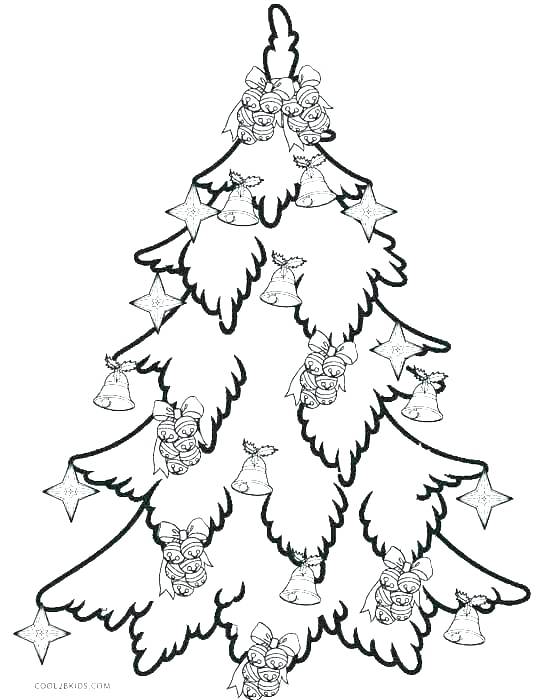 541x700 Coloring Ornaments For Christmas Tree Tree Coloring Page Trees