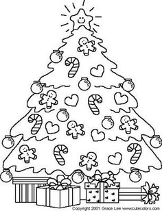 236x308 Coloring Pages Of Christmas Trees