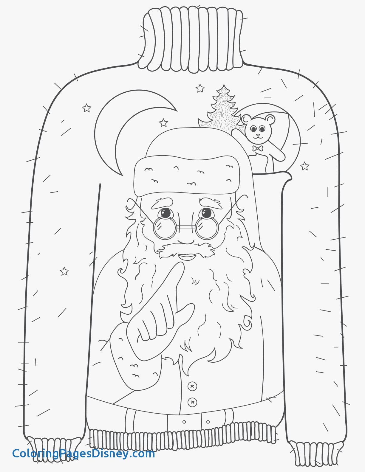 1224x1584 Christmas Sweaters Coloring Pages Awesome Amazing Christmas