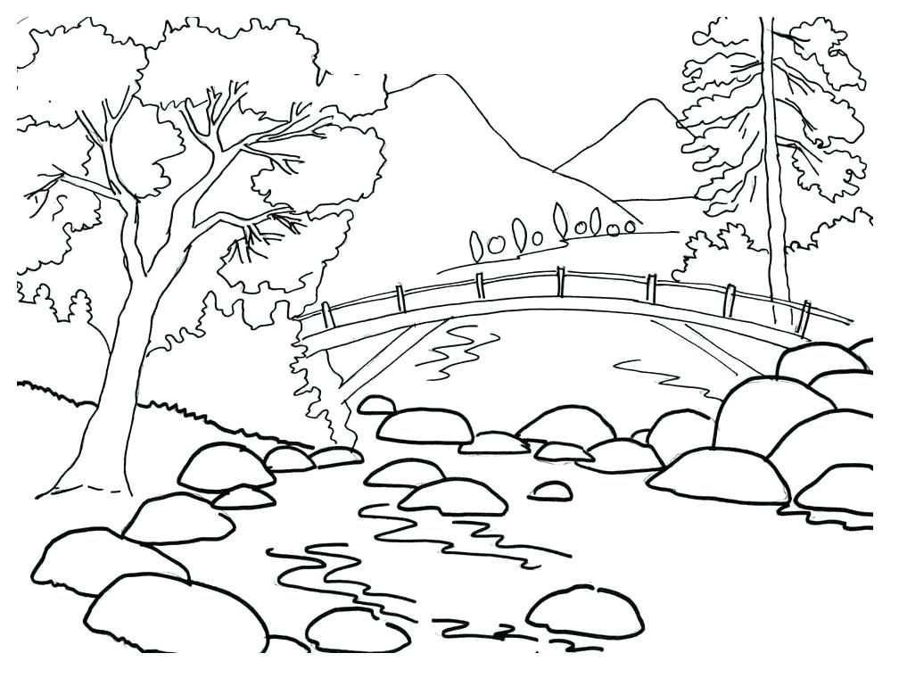 1008x760 Village Coloring Pages