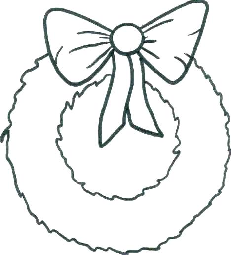 468x517 Wreath Coloring Page Wreath Coloring Page Wreath Coloring Pages