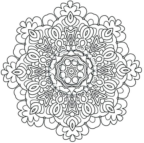 570x565 Free Zentangle Coloring Pages Free Zentangle Christmas Coloring