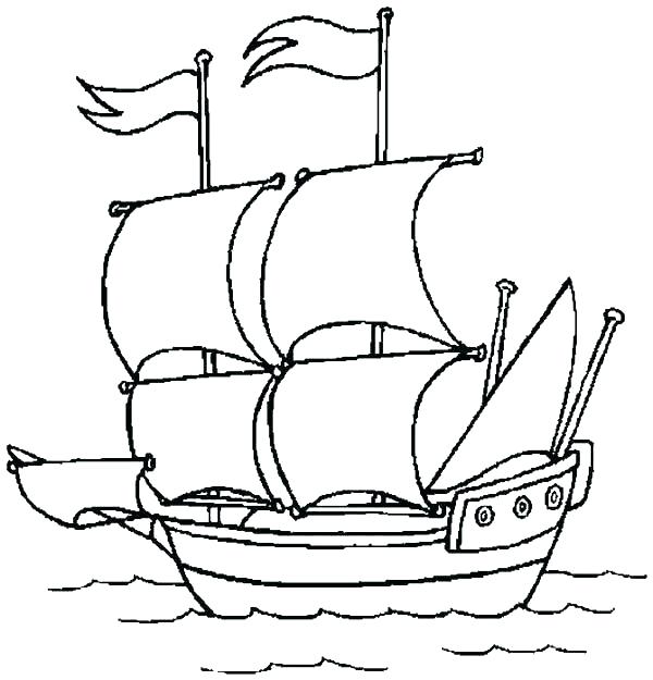 600x625 Christopher Columbus Coloring Pages