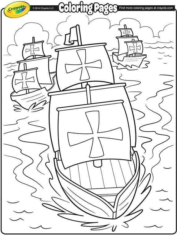 572x762 Christopher Columbus Day Coloring Sheets Pages Best Downloads
