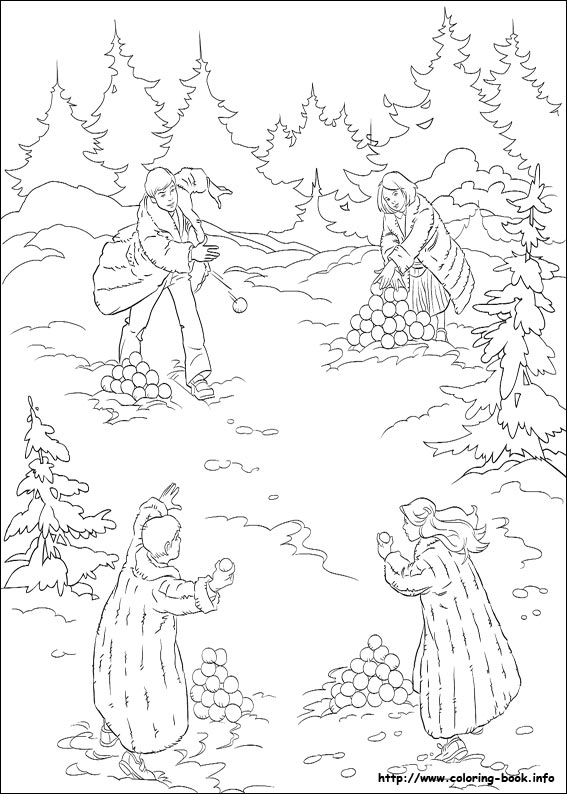 567x794 The Chronicles Of Narnia Coloring Picture