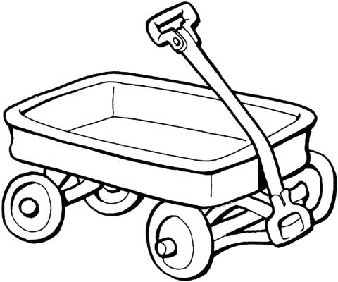 480x400 Wagon Coloring Pages Wagon Coloring Page Covered Wagon Coloring