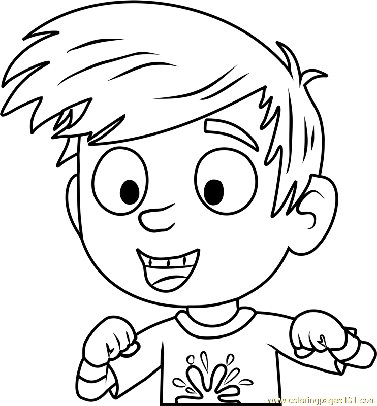 742x800 Pound Puppies Chucky Coloring Page