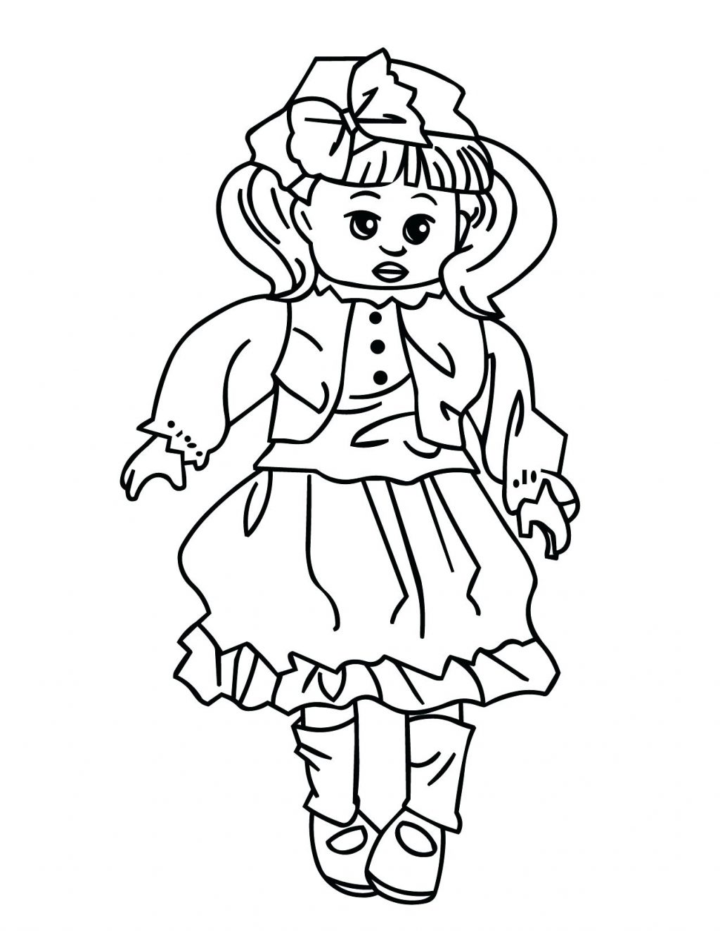1024x1325 Coloring Pages Doll Coloring Pages Girl Pictures Picture