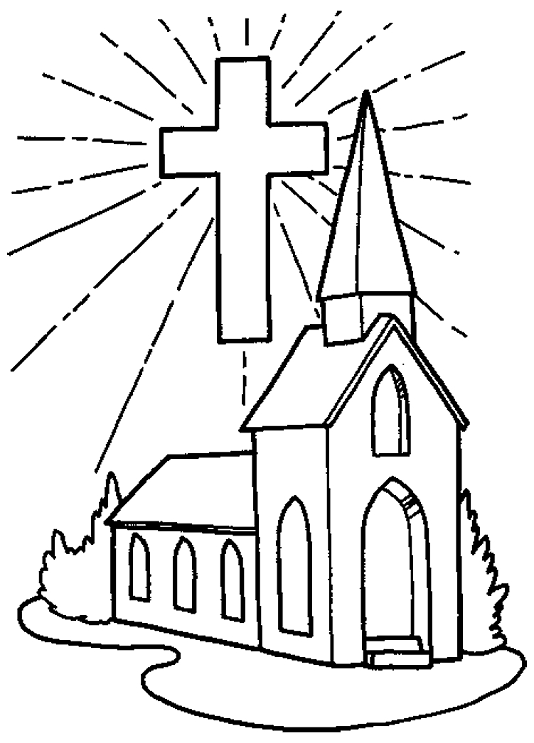 751x1046 Church Coloring Pages To Print Printable