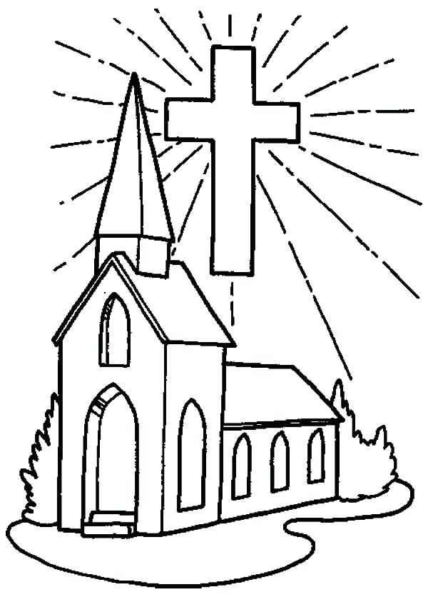 600x836 Church Coloring Pages Media