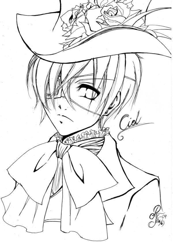 600x839 Ciel Phantomhive Fan Art