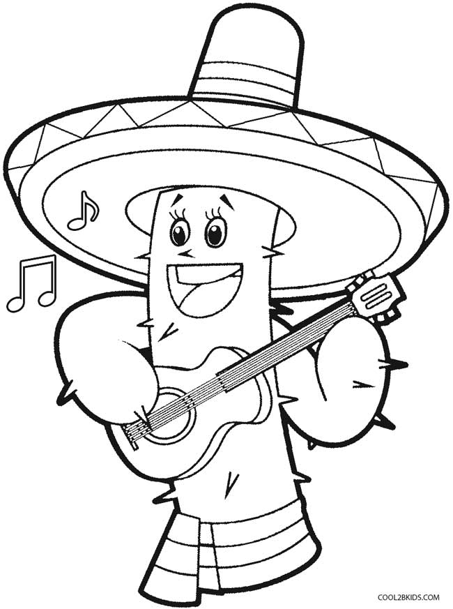 650x873 Printable Cinco De Mayo Coloring Pages For Kids