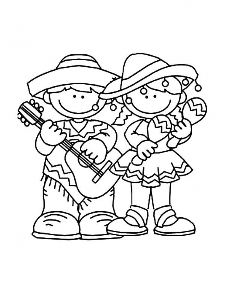 741x960 Get This Cinco De Mayo Coloring Pages Free For Children !