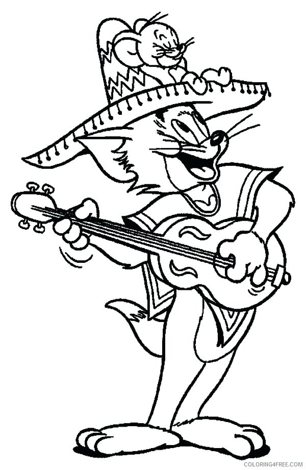 600x921 Cinco De Mayo Coloring Pages Mayo Coloring Pages Tom And Cinco De