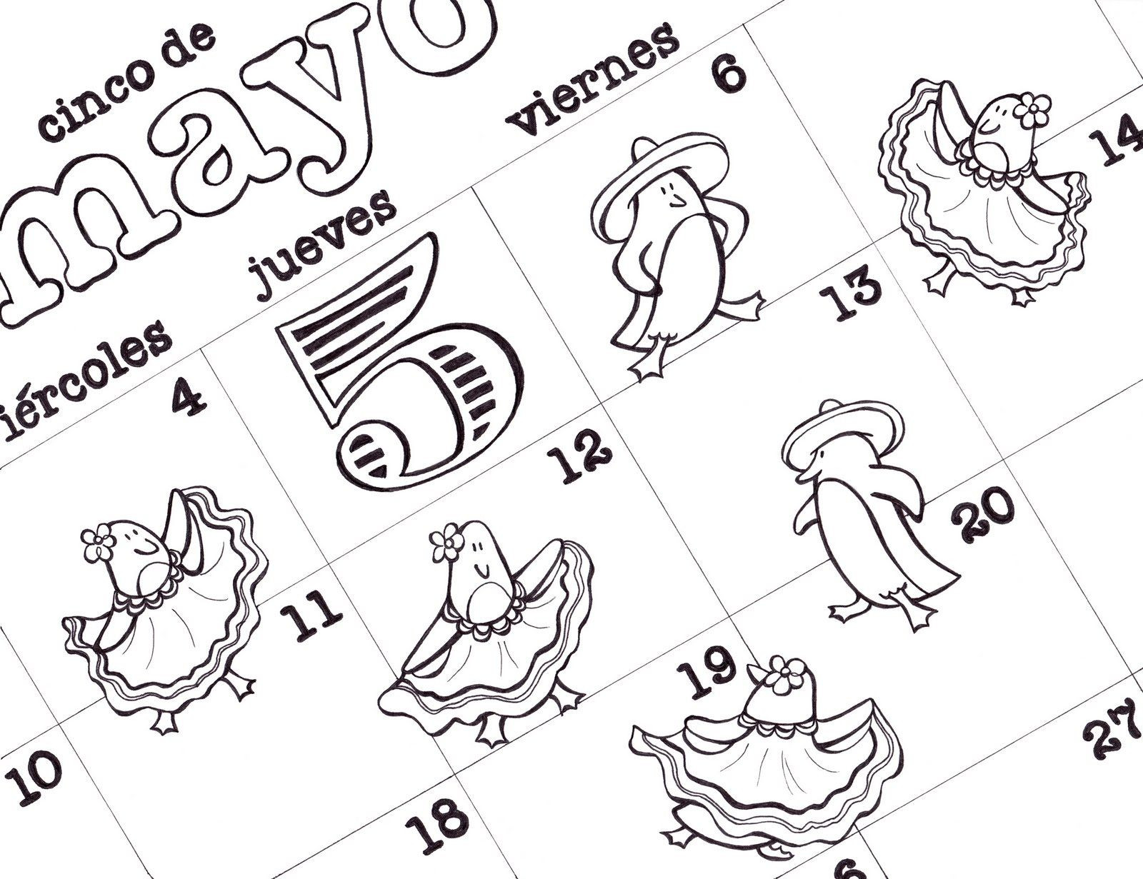1600x1231 Cinco De Mayo Coloring Pages That Are Free To Print