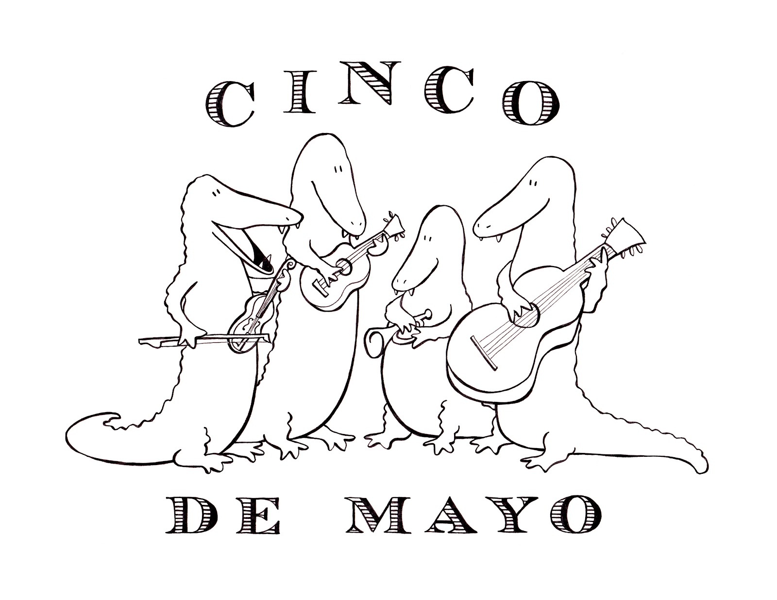 1600x1236 Cinco De Mayo Coloring Pages To Print Free Printable