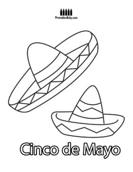 262x340 Cinco De Mayo Coloring Pages Archives